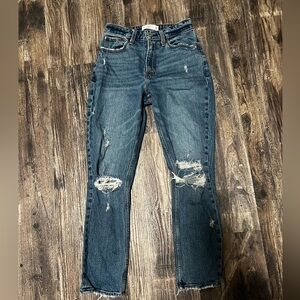 Abercrombie & Fitch Jeans size 00R The Mom High Rise Curve Love